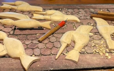 Carving in the Garden with Martin Sparrow Project Launch