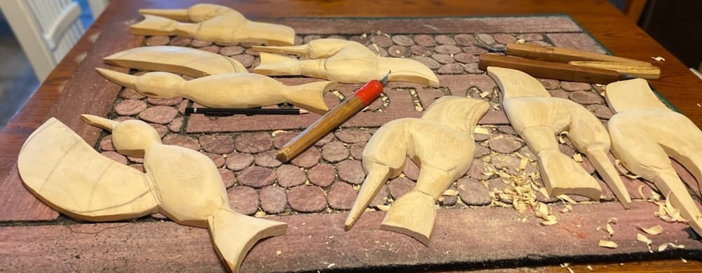 Carving in the Garden with Martin Sparrow Project Launch