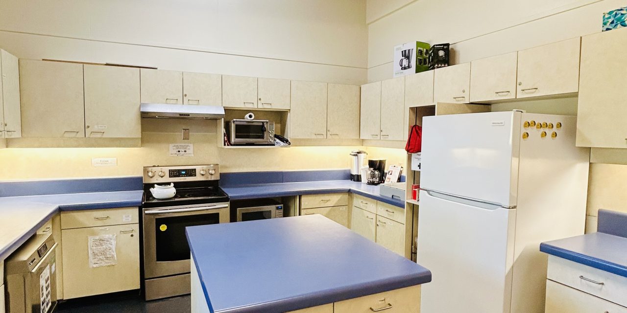 Commercial kitchen available for programs and events at Moberly!