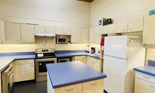 Commercial kitchen available for programs and events at Moberly!