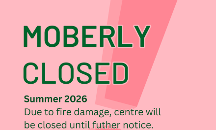 Moberly Closed for Summer 2026