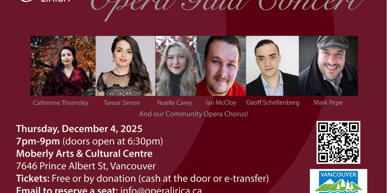 Opera Lirica’s Opera Gala Concert